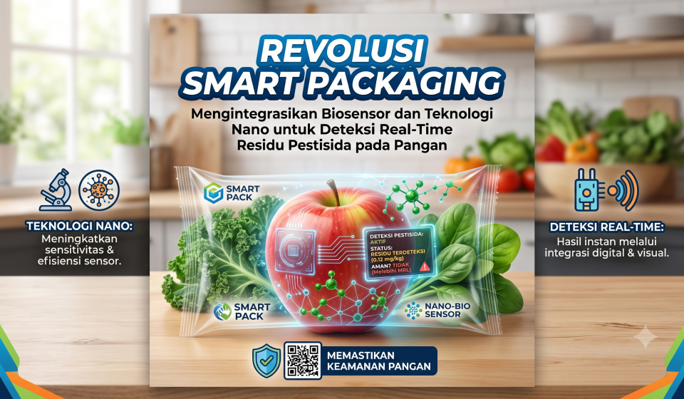 Revolusi Smart Packaging: Mengintegrasikan Biosensor dan Teknologi Nano untuk Deteksi Real-Time Residu Pestisida pada Pangan