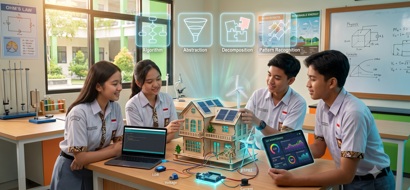 Mengintegrasikan IoT dan STEM dalam Pembelajaran Fisika: Cara Baru Melatih Berpikir Komputasi Siswa lewat Energi Terbarukan