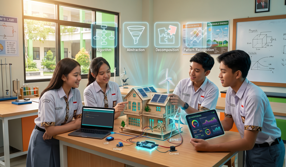 Mengintegrasikan IoT dan STEM dalam Pembelajaran Fisika: Cara Baru Melatih Berpikir Komputasi Siswa lewat Energi Terbarukan